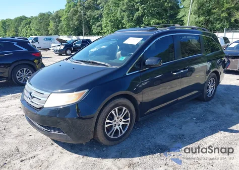 2011 Honda Odyssey Ex-L из США, поврежденный, VIN 5FNRL5H67BB087064